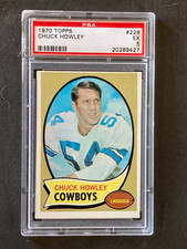 1970 Topps #228 Chuck Howley PSA 5