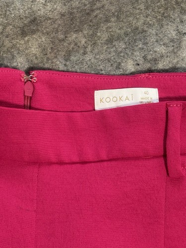 Womens Kookai Fuchsia Pink Shorts Size 40 high waisted - Picture 2 of 3