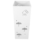 Metal Umbrella Stand Walking Stick Holder Large-capacity Umbrella Storage Bucket