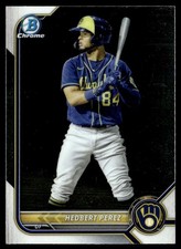 2022 Bowman Chrome Prospect Hedbert Perez Milwaukee Brewers #BCP-67