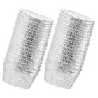 80 pcs Tinfoil Baking Cups Cupcake Baking Liners Cupcake Molds pudding liner