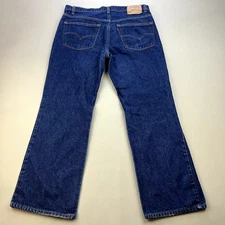 Vintage Levis 517 Jeans Mens 40x30 Blue Denim Bootcut Fit Dark Stone Wash 90s