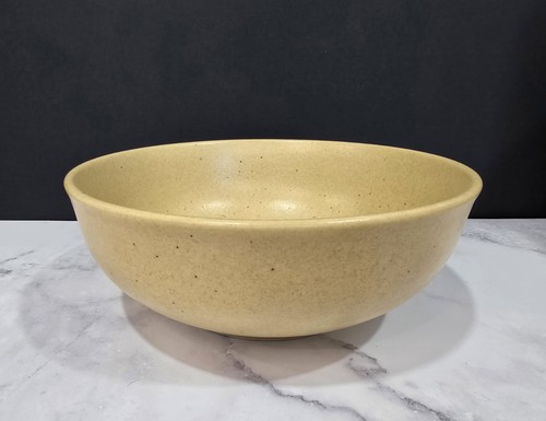 Pier 1 servizio grande in gres maculato naturale ciotola frutta opaco marrone maculato MCM - Foto 1 di 6