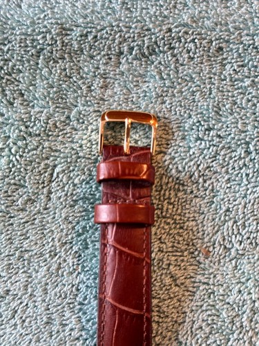Vintage CYMA Swiss Made Mens Watch w/ Leather Wrist Band - Picture 3 of 9