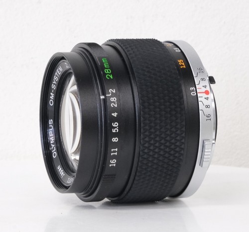 [Almost MINT] Olympus System Zuiko Auto-W 28mm f/2 SLR MF Wide Angle From JAPAN - Picture 2 of 21