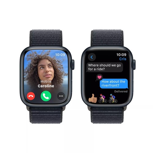 Apple Watch Series 9 41mm GPS/LTE Midnight Case Midnight Loop MRHU3LW/A Open Box - Zdjęcie 3 z 4