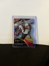 2023 Panini Select Club Level Bijan Robinson 296 Red & Yellow Prizm Die-Cut (RC)