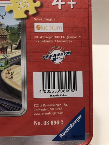 RAVENSBURGER Chuggington 35-Piece Jigsaw Puzzle in a Tin / BRAND NEW - Picture 4 of 9