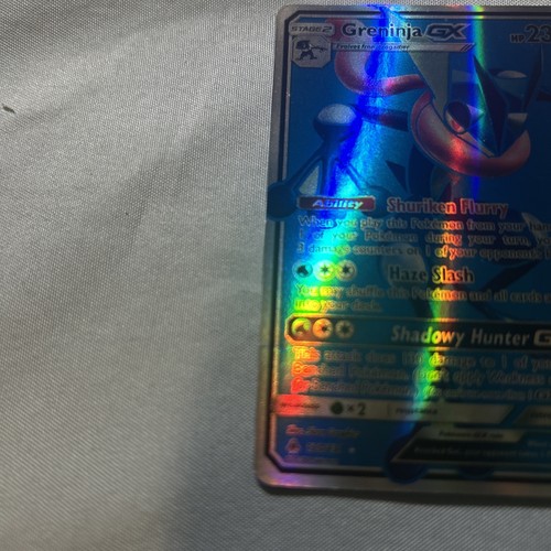 Greninja GX (Full Art) 120/131 Sm-Forbidden Light Holo Ultra Rare  - Picture 3 of 11