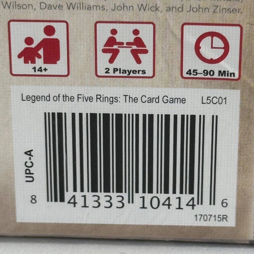 Legend of the Five Rings The Card Game Fantasy Flight LCG New Sealed 2 Players - Image 4 of 4