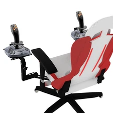 SimTask Flight Joystick Chair Mount for Logitech, Thrustmaster, Hotas Systems