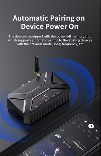 Bluetooth 5.1 Audio Transmitter&Receiver 2 in1 Adapter RCA/AUX - Afbeelding 19 van 22