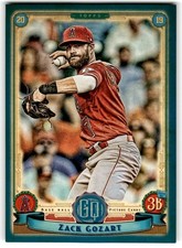 2019 Topps Gypsy Queen Indigo Zack Cozart /250 Los Angeles Angels #229