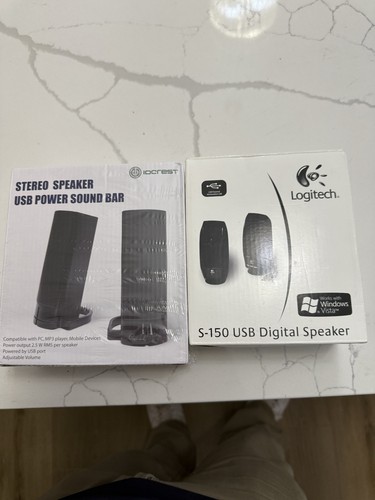 Connectland CL-SPK20037 2.0 Speaker System 5 W RMS Black (clspk20037) & Logitech - Picture 1 of 4