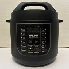 New w/o Box*Magic Chef 6 qt. 9-in-1 Electric Pressure Cooker in Black*MCSMC6B