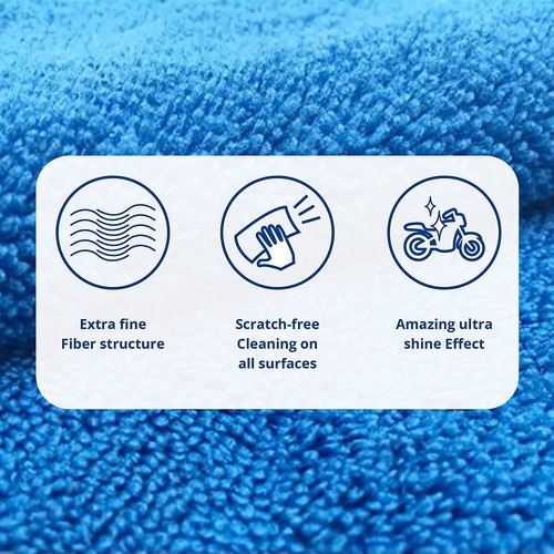 Motorcycle Cleaner Wash&Shine 66 Waterless Motorcycle Wash 32 fl.oz + 2 towels - Picture 7 of 7