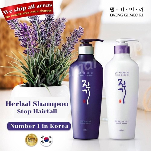 Daeng Gi Meo Ri Shampoo Conditioner Korea Vitalizing Reduces Hair Loss 300 ml x2