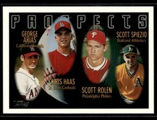 1996 Topps Series 2 #434 George Arias Chris Haas Scott Rolen Scott Spiezio
