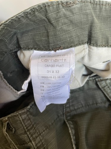 Carhartt Distressed Baggy Cargo Pants Size 31x32 - Picture 13 of 13