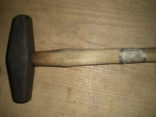 VINTAGE 4 LB BLACKSMITH'S HAMMER / Original Handle with Label