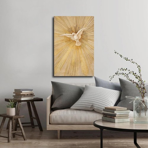 Holy Spirit Dove Poster Canvas Print HD Photo Wall Art Home Living Room Bedroom - Picture 3 of 7