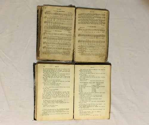 Lot of 4 Antique Books: Mark Twain Following The Equator V 1 & 2 + German Books - Picture 2 of 2