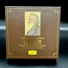 Brahms Lieder, Fischer-Dieskau Barenboim [DG 6 CD Box Set] CDs are NEAR MINT