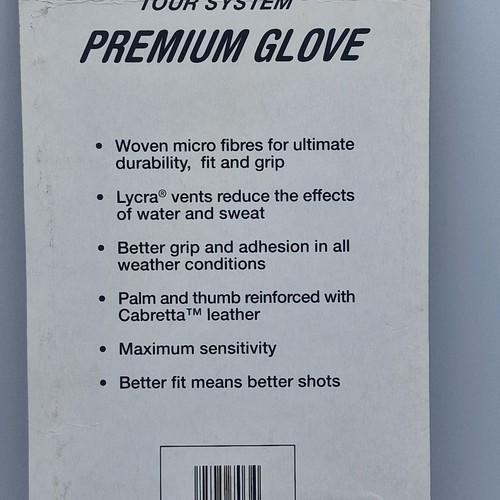 Crane Tour System Premuim Golfing Glove Mens Left Size Large Aldi - Picture 9 of 10