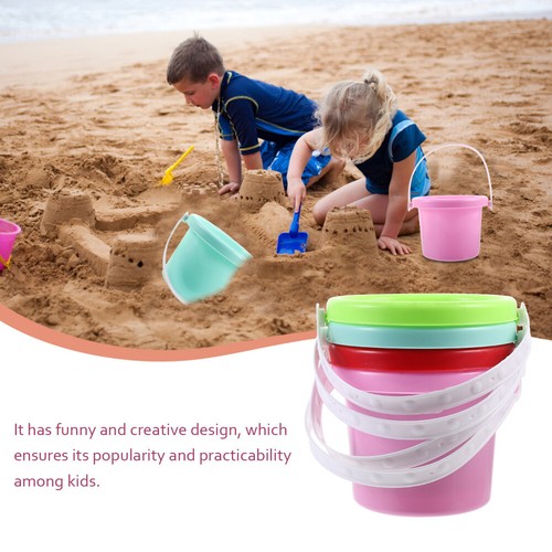 4pcs Sandbox Beach Pail Sand Toys Toddlers Beach Pail Water Bucket - Picture 10 of 12