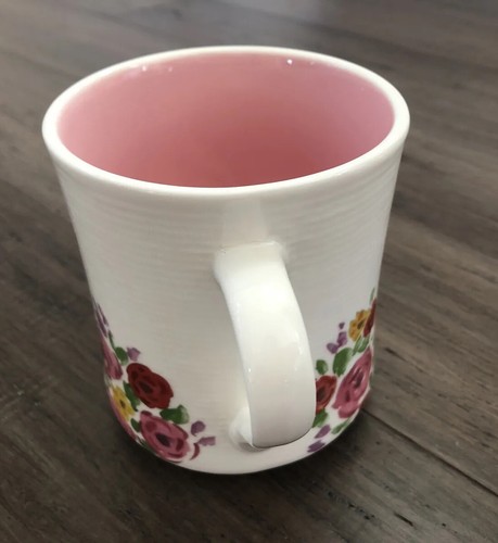 Sheffield Home 20 Unzen übergroßer großer Becher Nana Blumen gerippte Keramik - Bild 6 von 12