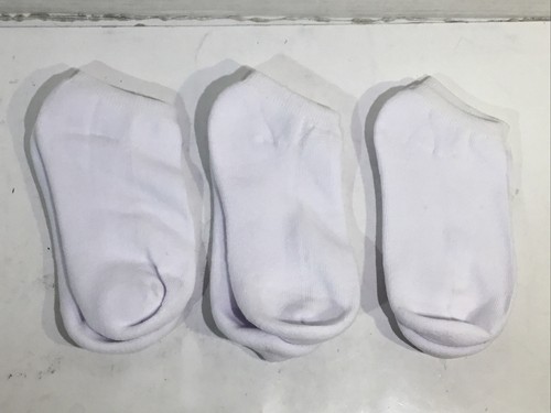 Jefferies Socks Toddler Seamless Capri Liner 3-pack White Size Medium ZP-9486 - Picture 1 of 2