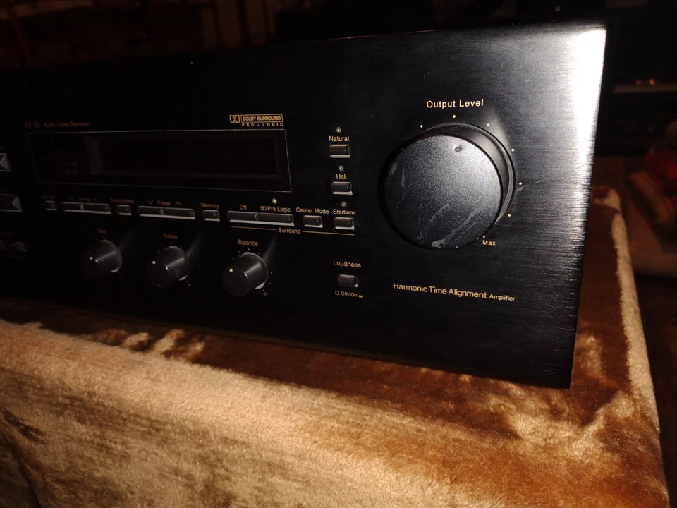 Receptor de audio y video Nakamichi AV-3s 560 W amplificador de alineación de tiempo armónico funcionando Foto 3 de 4
