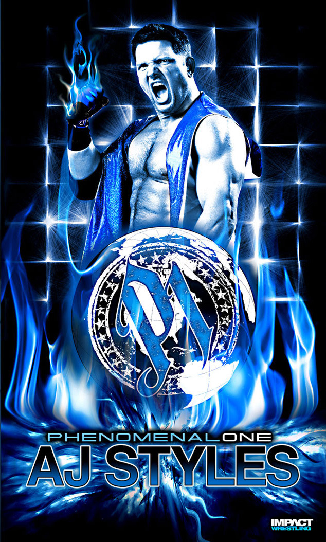 Official TNA Impact Wrestling - AJ Styles 3 x 5 ft Banner | eBay