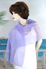 Long Sheer Chiffon Scarf Wrap Shawl Hijab Solid 47 Colors Evening - W178