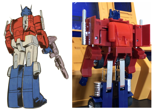 Transformers Optimus Prime G1 custom backpack - Imagen 12 de 12