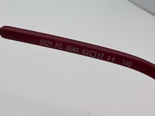 Silhouette 5521 FC 52/17 140 Red Rimless Drames Made In Austria  WW387  - Bild 14 von 20