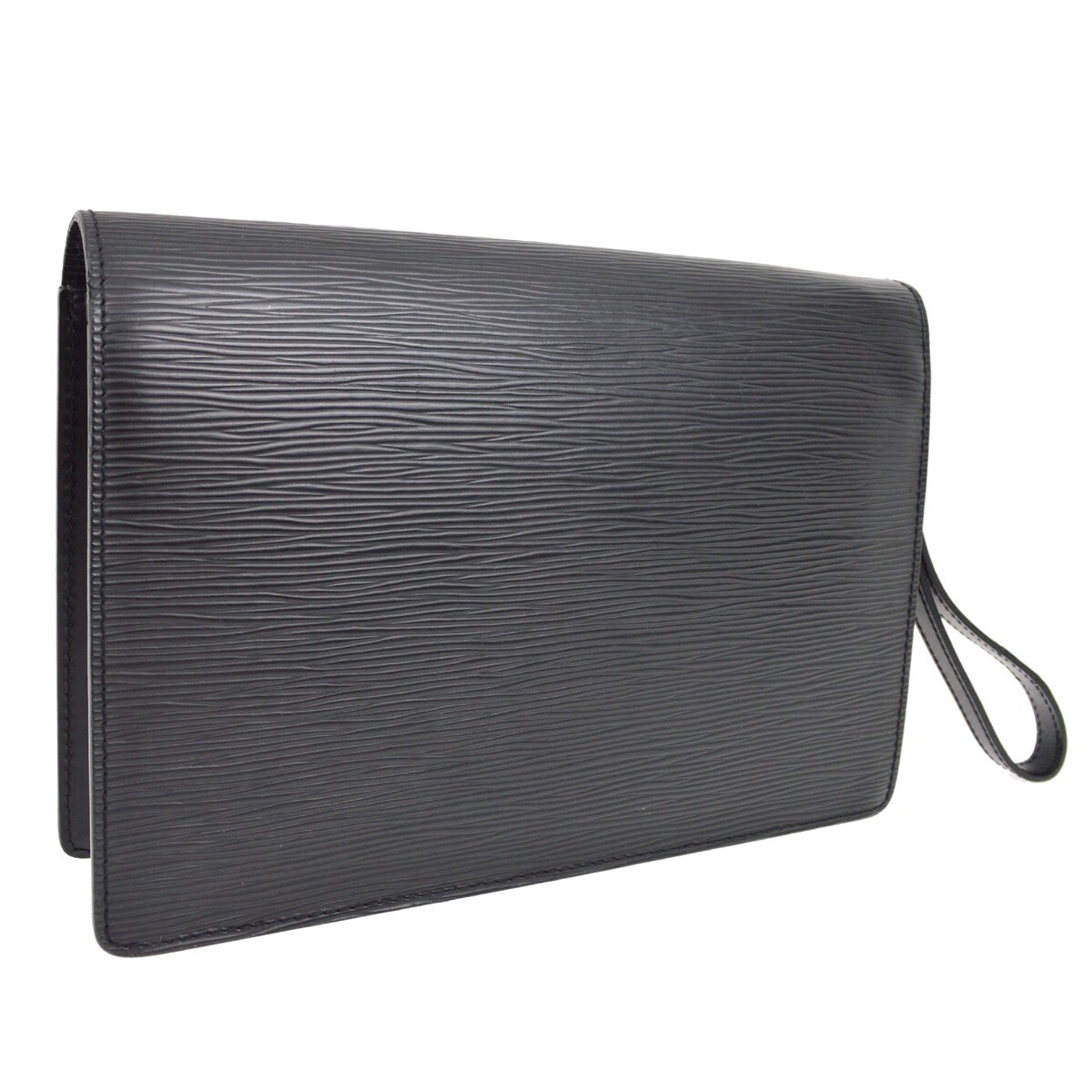 Louis Vuitton Black Epi Pochette Sellier Dragonne Clutch M52762
