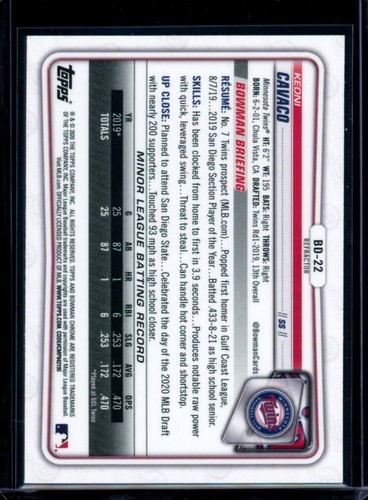 2020 1st Bowman Draft Chrome Refractors ~ You Pick ~ No Stock Images! ~ BD-1-200 - Picture 28 of 226