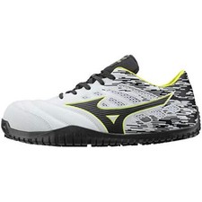Mizuno Working Safety Shoes ALMIGHTY TD11L F1GA1900 White × Black × Yellow US10