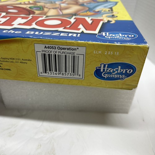 Tablero de juego Hasbro OPERATION 2012 para niños de 4 años en adelante - completo - Imagen 4 de 7
