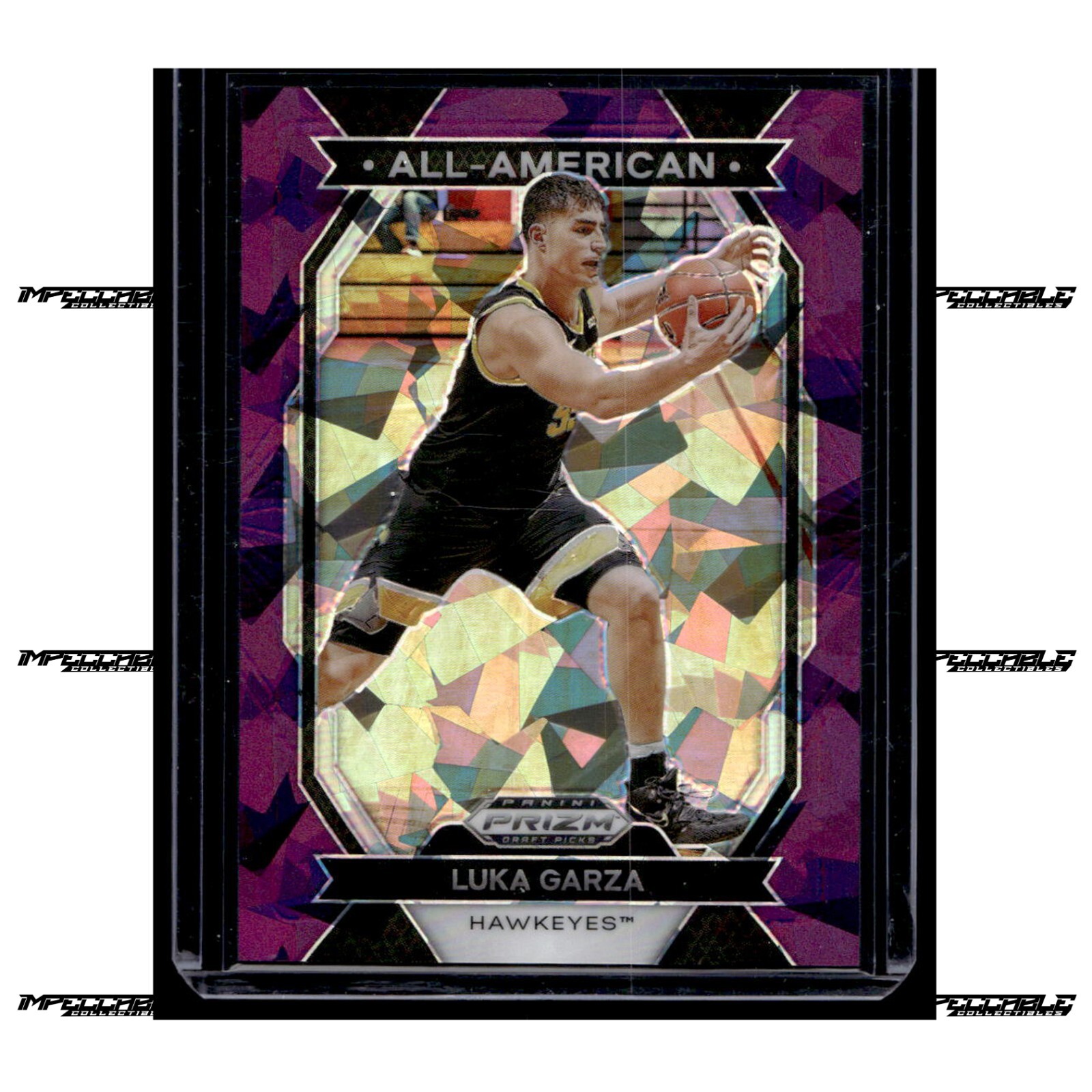 2024-25 Panini Prizm Draft - Purple Ice #26 Luka Garza All-American /149