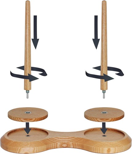 Double Yarn Holder with Anti-Slip Pads – Effortless Yarn Management Tool - Picture 4 of 9