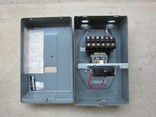 Square D 8903 LG60 NEMA1 6P 120V Coil Lighting Contactor w Selector Switch, Used