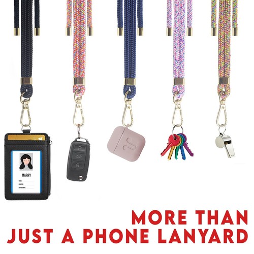 VEZIQ Adjustable Universal Crossbody Patch Phone Lanyard Wrist Strap | Cell - Picture 5 of 6