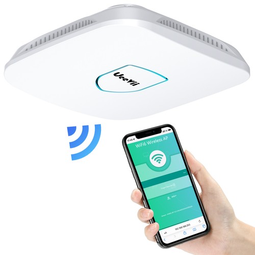 Indoor Ceiling WiFi Wireless Access Point AP Remote 2.4G/5.8G Dual Band 1775Mbps