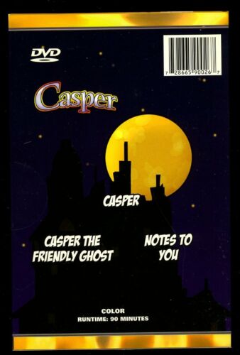 CASPER And Other Cartoon Treasures 90 Minutes Of Cartoons DVD - Picture 2 of 2