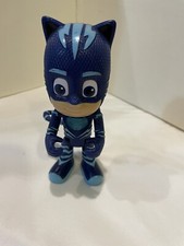 PJ Masks Deluxe Talking Cat Boy Action Figure 6" Poseable Blue Disney Junior