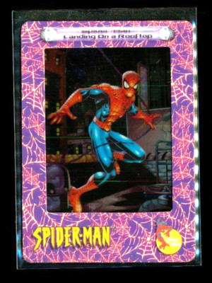 2002 Artbox FilmCardz Spider-Man Landing On A Rooftop #17 Base Set