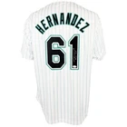 Livan Hernandez autographed signed inscribed jersey MLB Florida Marlins JSA COA