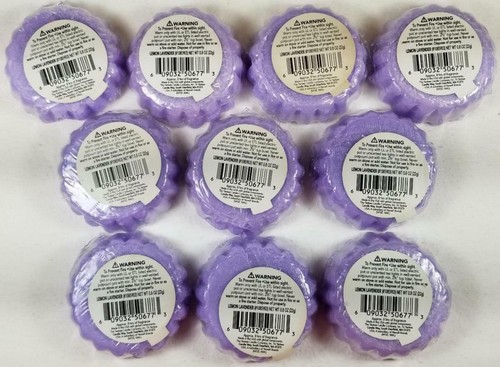 Yankee Candle Tarts: LEMON LAVENDER Wax Melts Lot of 10 Purple New Tangy Floral - Picture 2 of 2